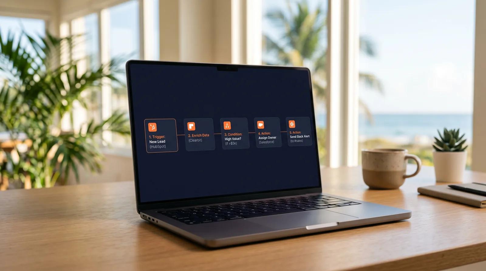 Illustration of AI automating business tasks for service owners